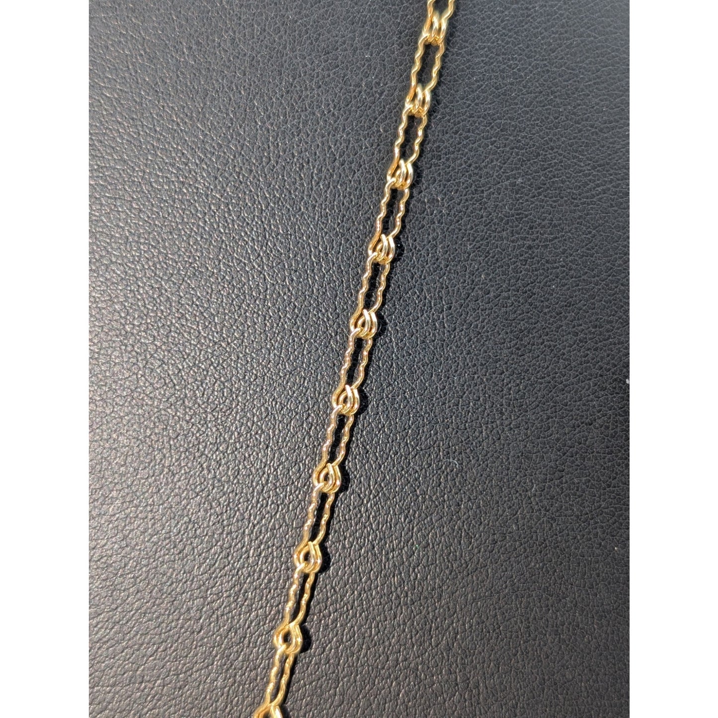 Florenza Vintage 60s Victorian Renaissance Revival 24K Electroplate 26" Necklace