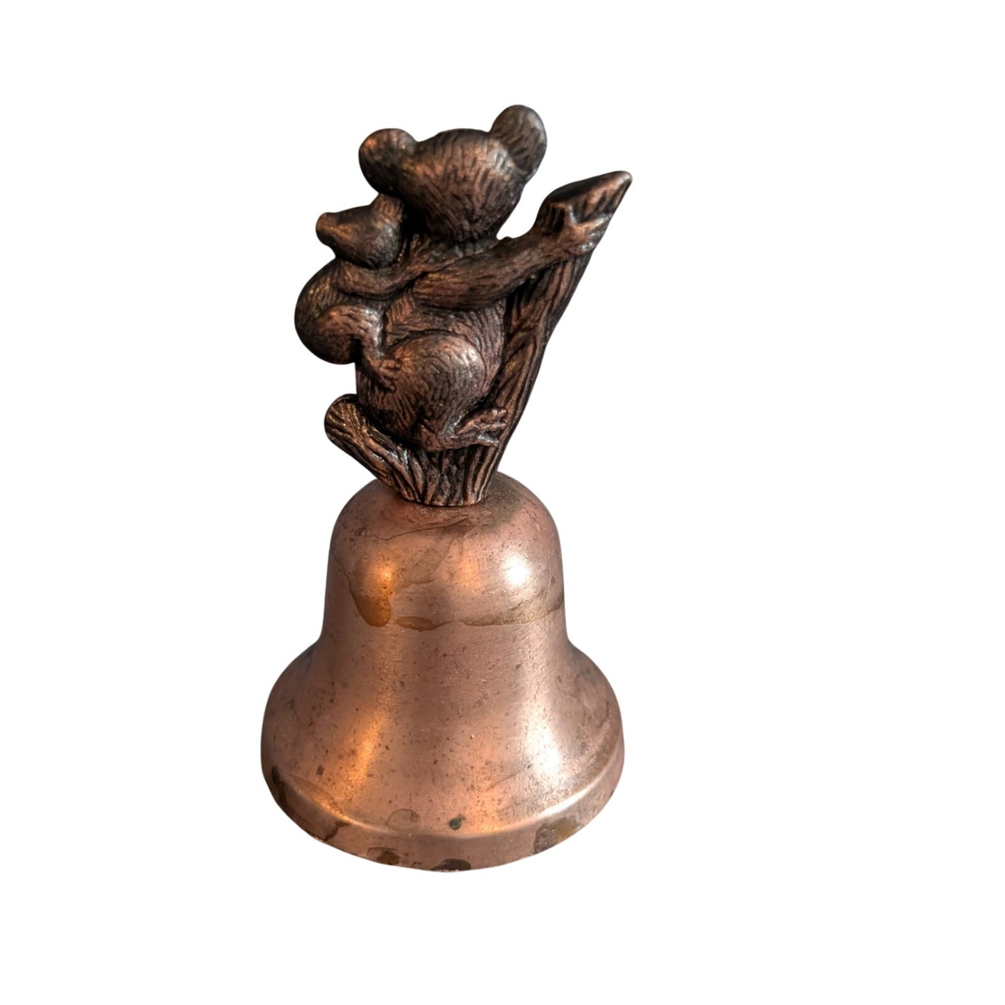 Copper Mama Koala Bear & Baby On Back 3" Bell