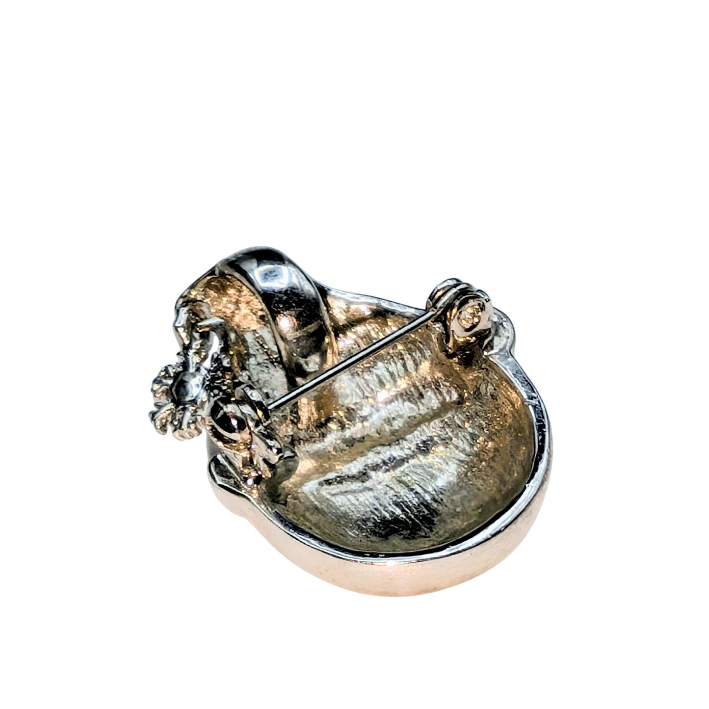 Lot of Two Silver Tone Snowmen Pin/Brooches -- One NWT