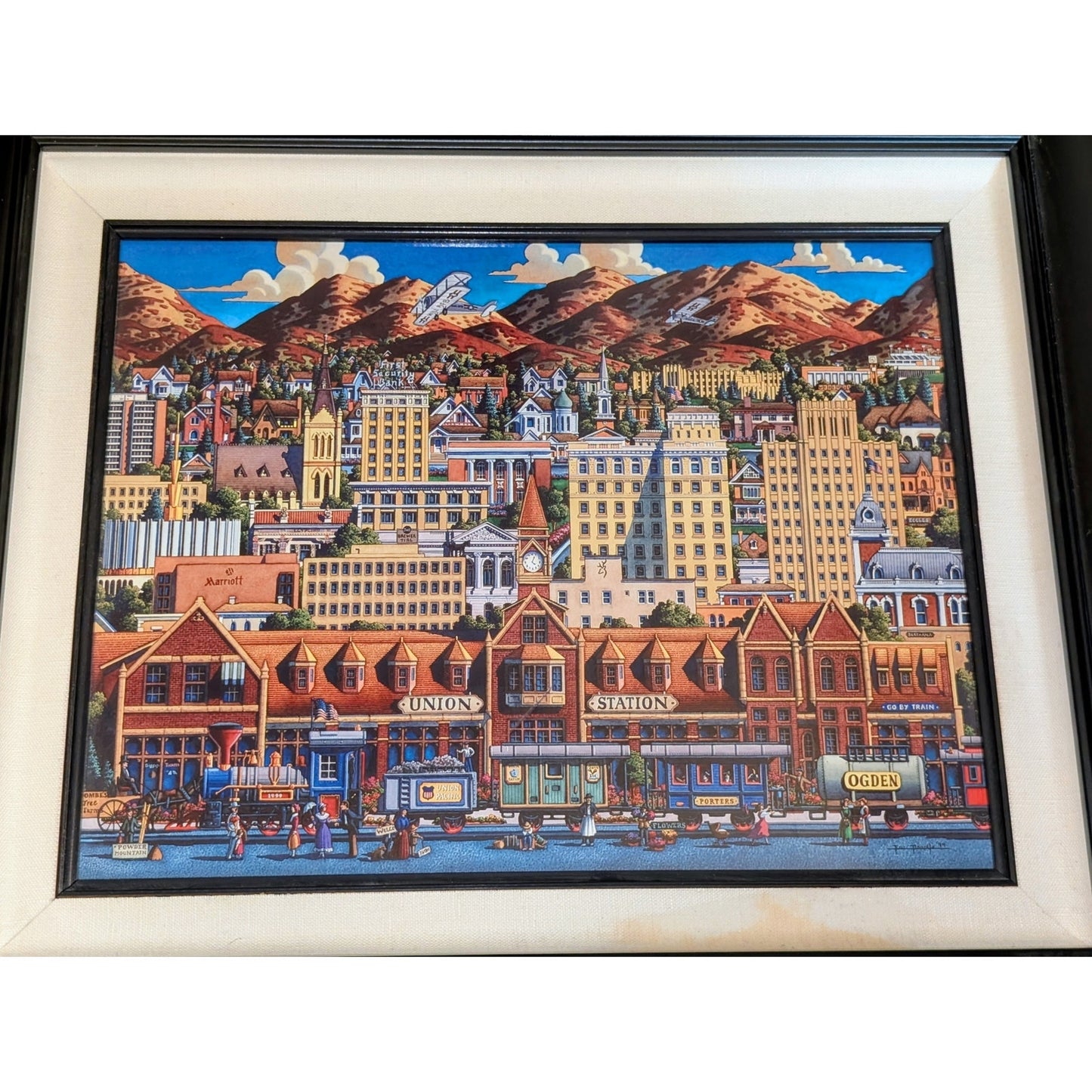 Ogden Vintage 1999 Framed Art