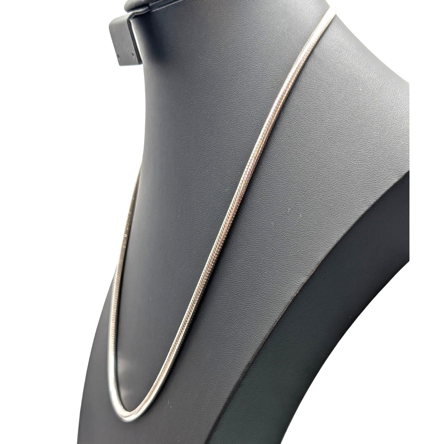 Marked Italy 925 Heavy 24" Long 925 Sterling Silver Snake Chain Necklace 60.66g