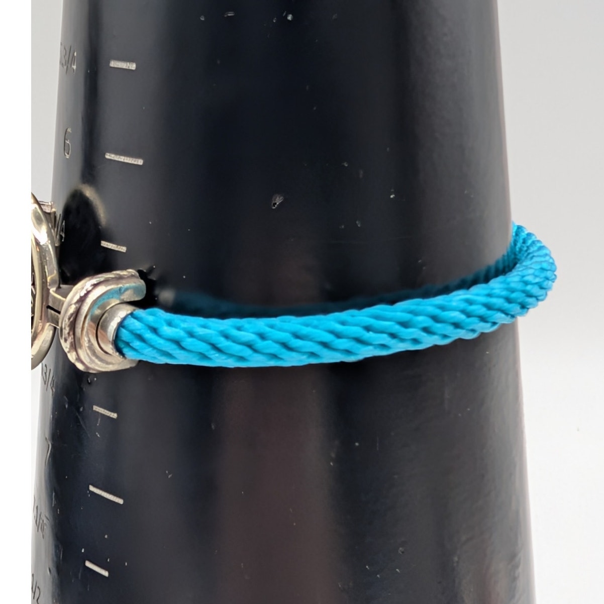 Brighton Clique Cord Ferrara Ornament Silver Plated Aqua Cord Bracelet