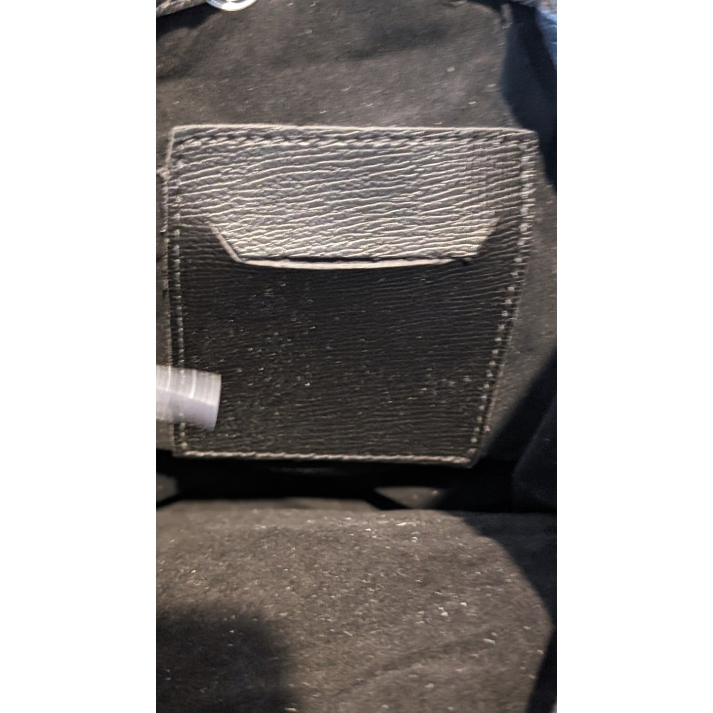Lucky Bees Quilted Black Backpack