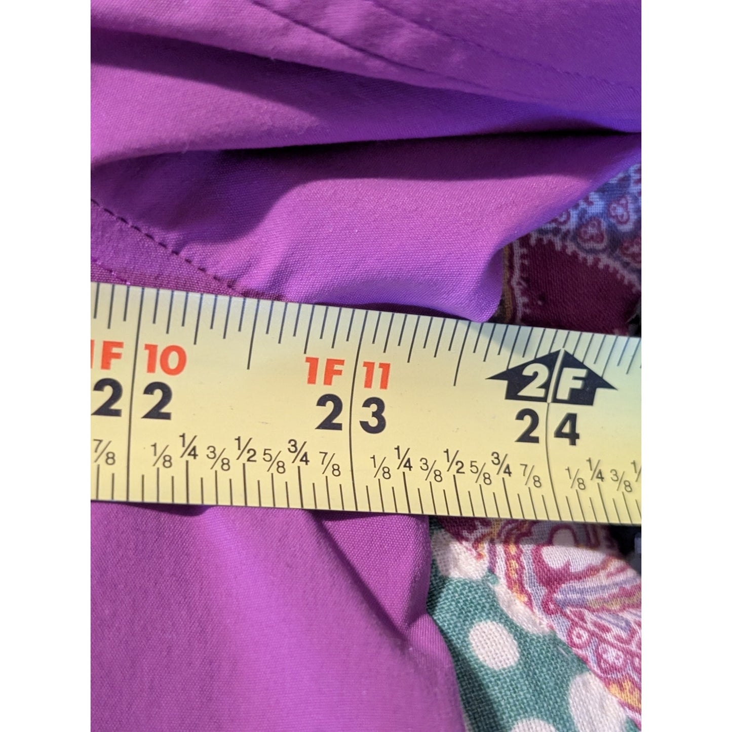 Athleta Performance Oversized Poplin Jazzy Purple Button-Up Top Women's Sz M