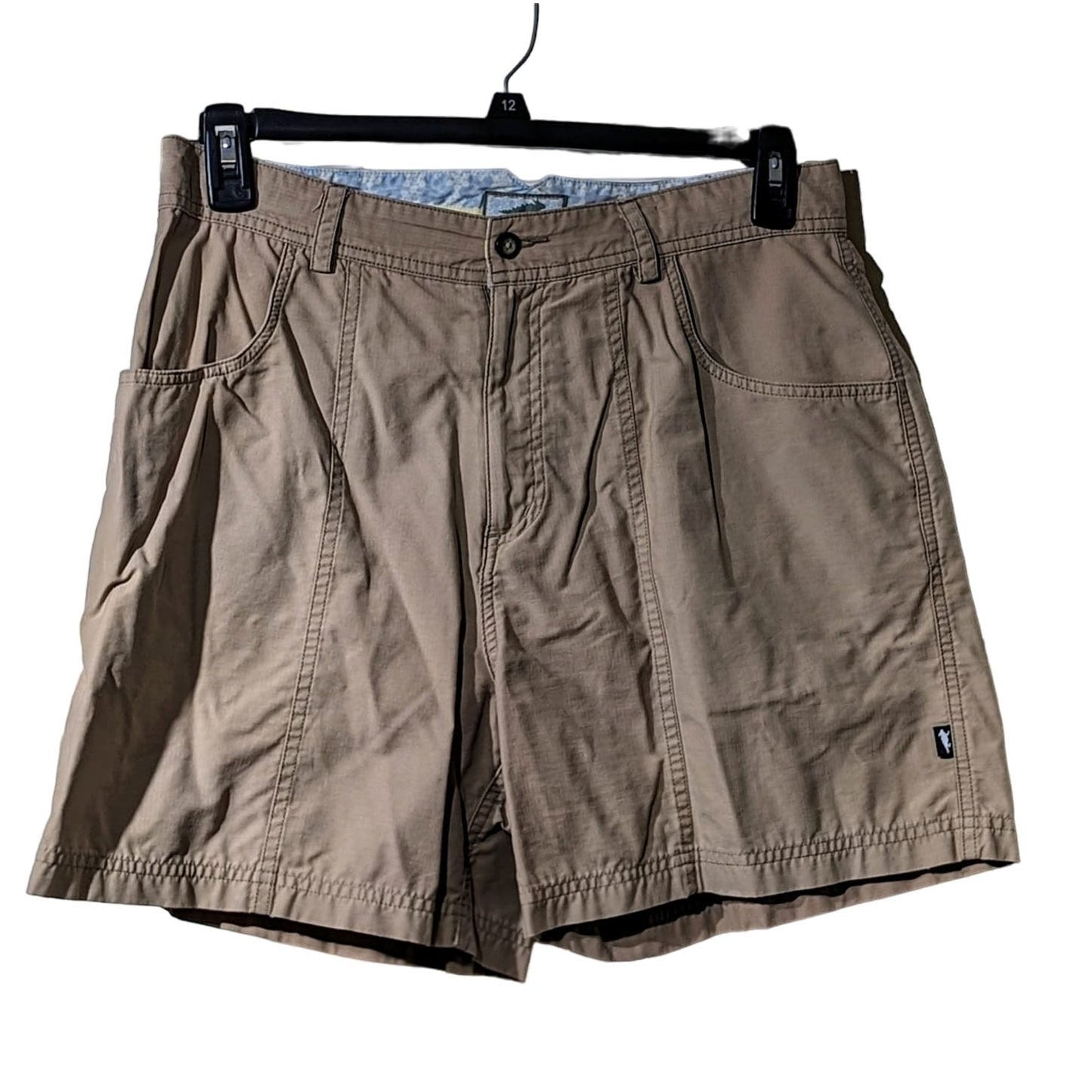 Horny Toad Khaki Short Cotton Nylon Womens Sz 12