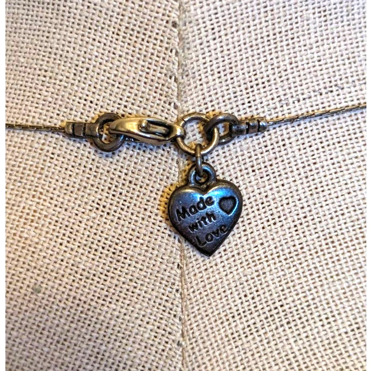 Made with Love Glass & Cat Eye Bead 16" Necklace