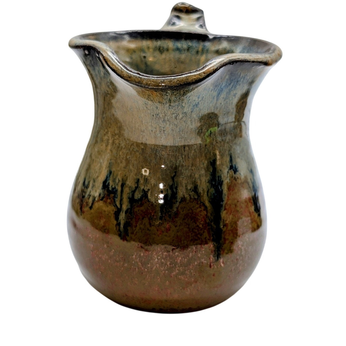Vintage Studio Pottery Artist Signed 4.5" Pitcher