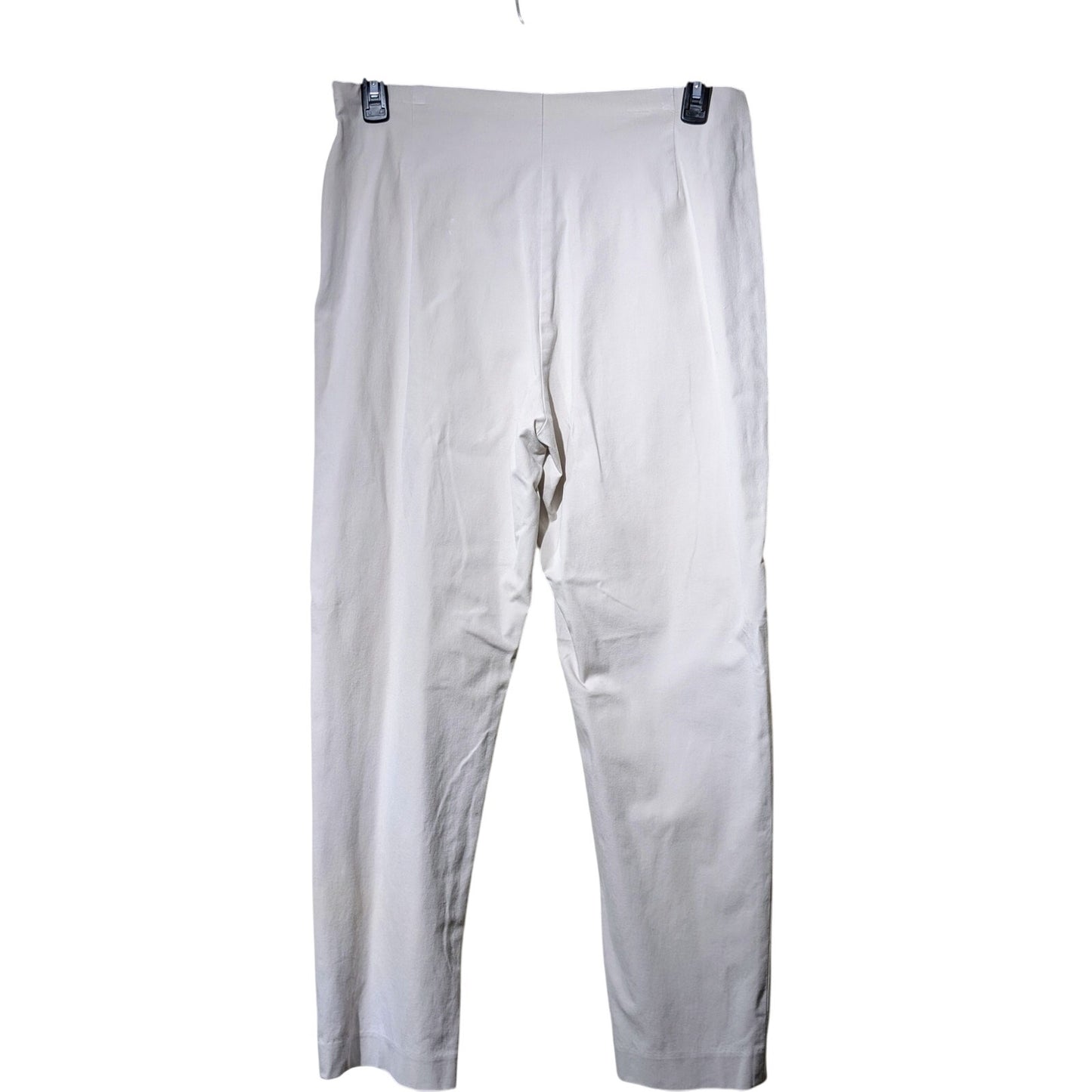 Eddie Bauer Cotton Stretch Flat Front Side Zip Straight Leg Pant Womens' Sz 14