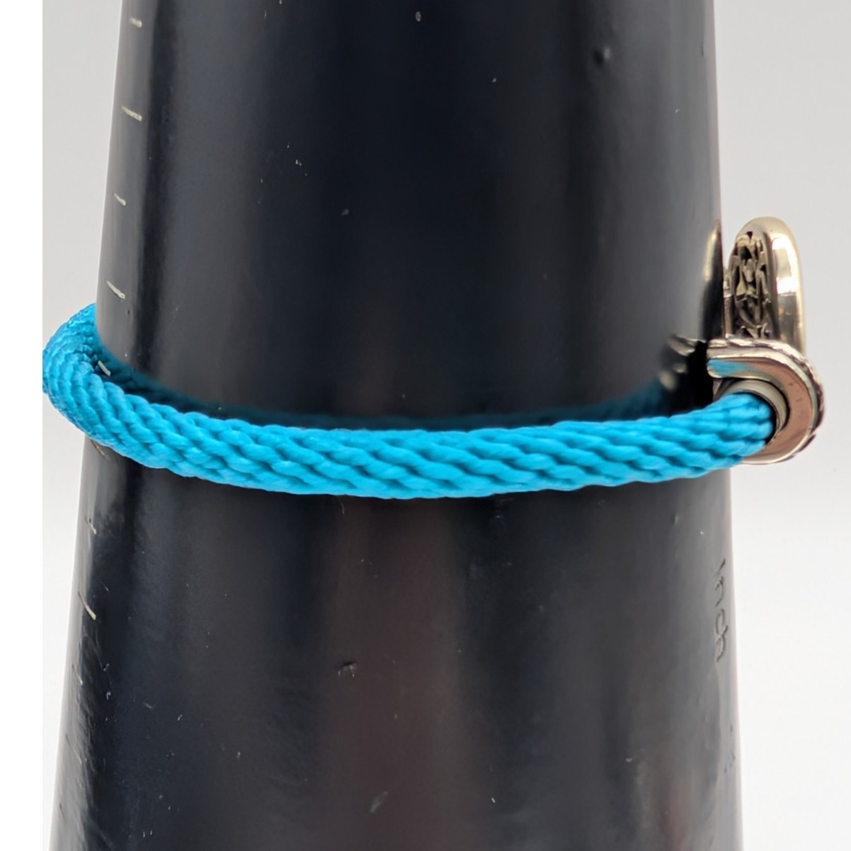 Brighton Clique Cord Ferrara Ornament Silver Plated Aqua Cord Bracelet