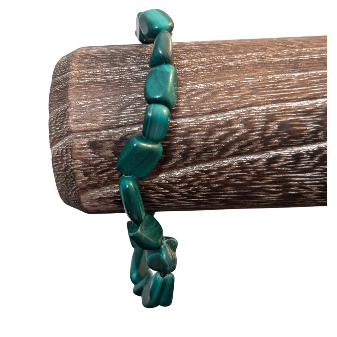 Malachite Stone Stretch Bracelet