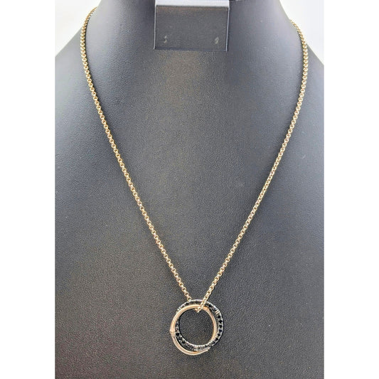 John Hardy Bamboo Collection 925 Sterling Silver Black Sapphire 19.75" Necklace
