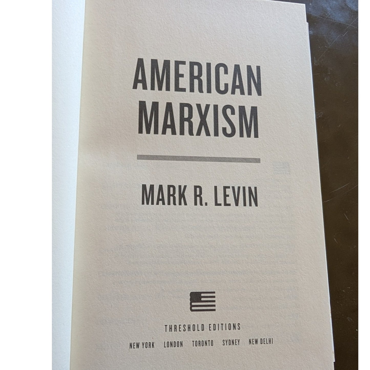 American Marxism by Mark R. Levin (2021, Hardcover)