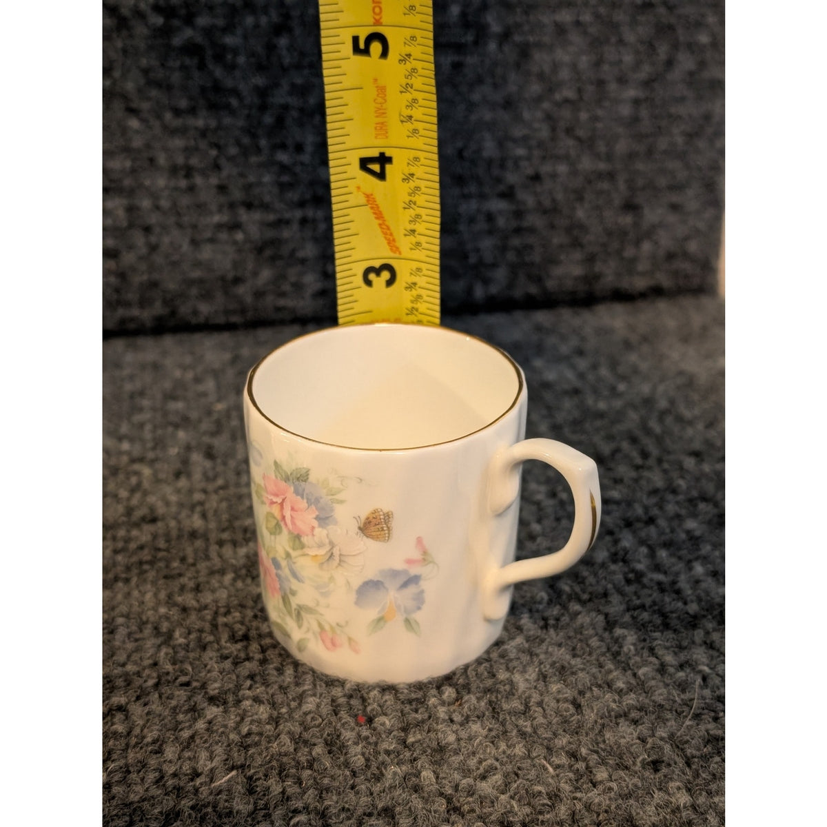 Vintage Royal Stuart Fine Bone China Tea Cup Saucer Floral England
