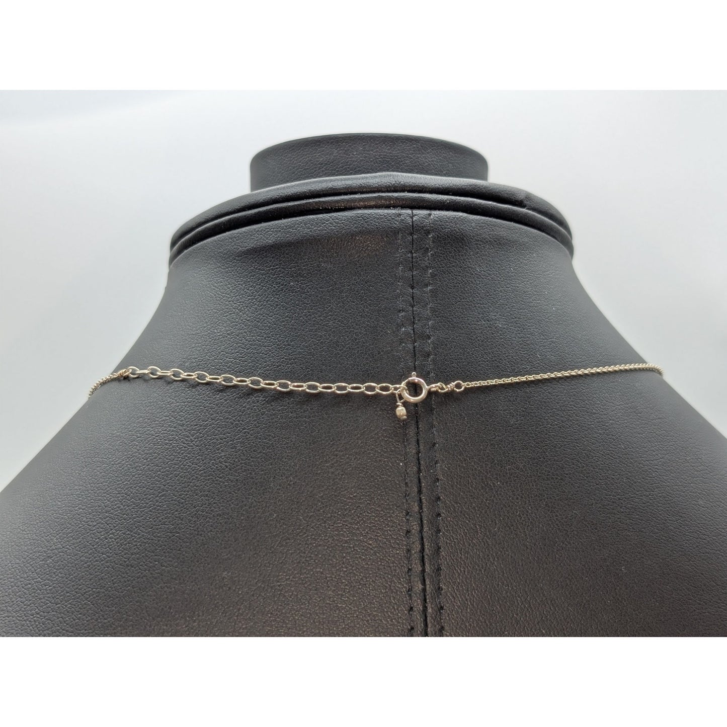 925 Sterling Silver Cactus Pendant Chain 16.25"-18.25" Necklace