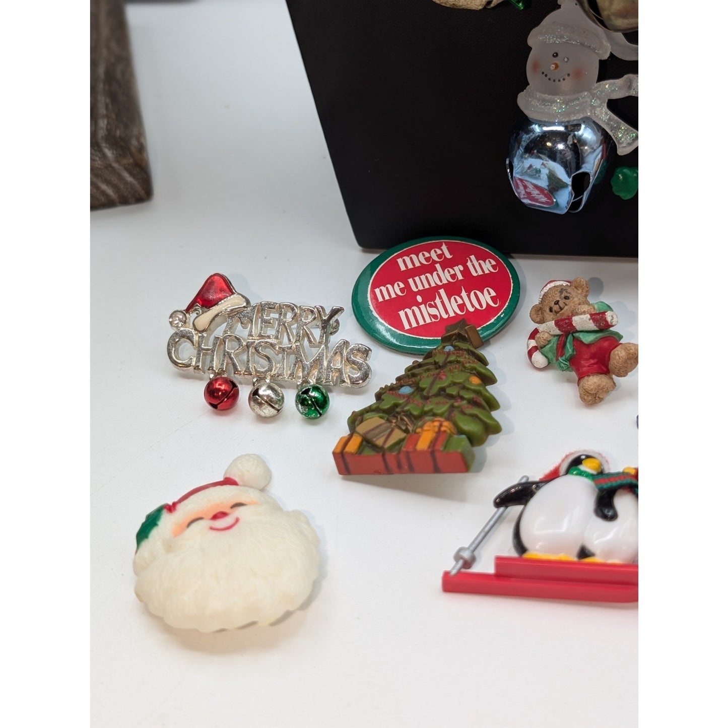 Lot of Christmas Fun Bells & Pins