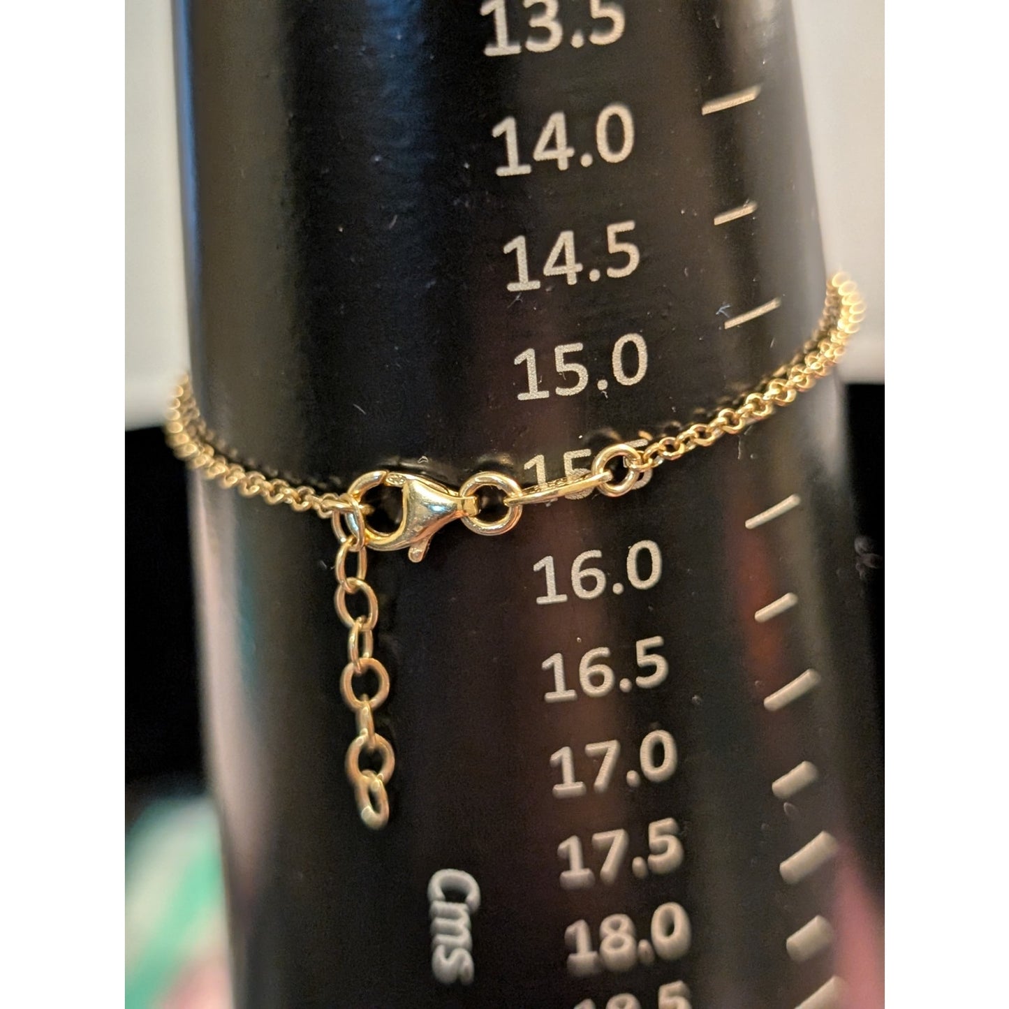 Dyadema 925 Italy Vermeil MOP Quadrafoil Chain Link Bracelet