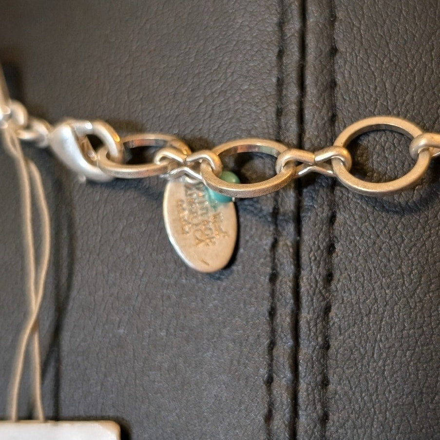 NWT Nine West Vintage America Collection Silver Tone Nickel Free Chain Necklace