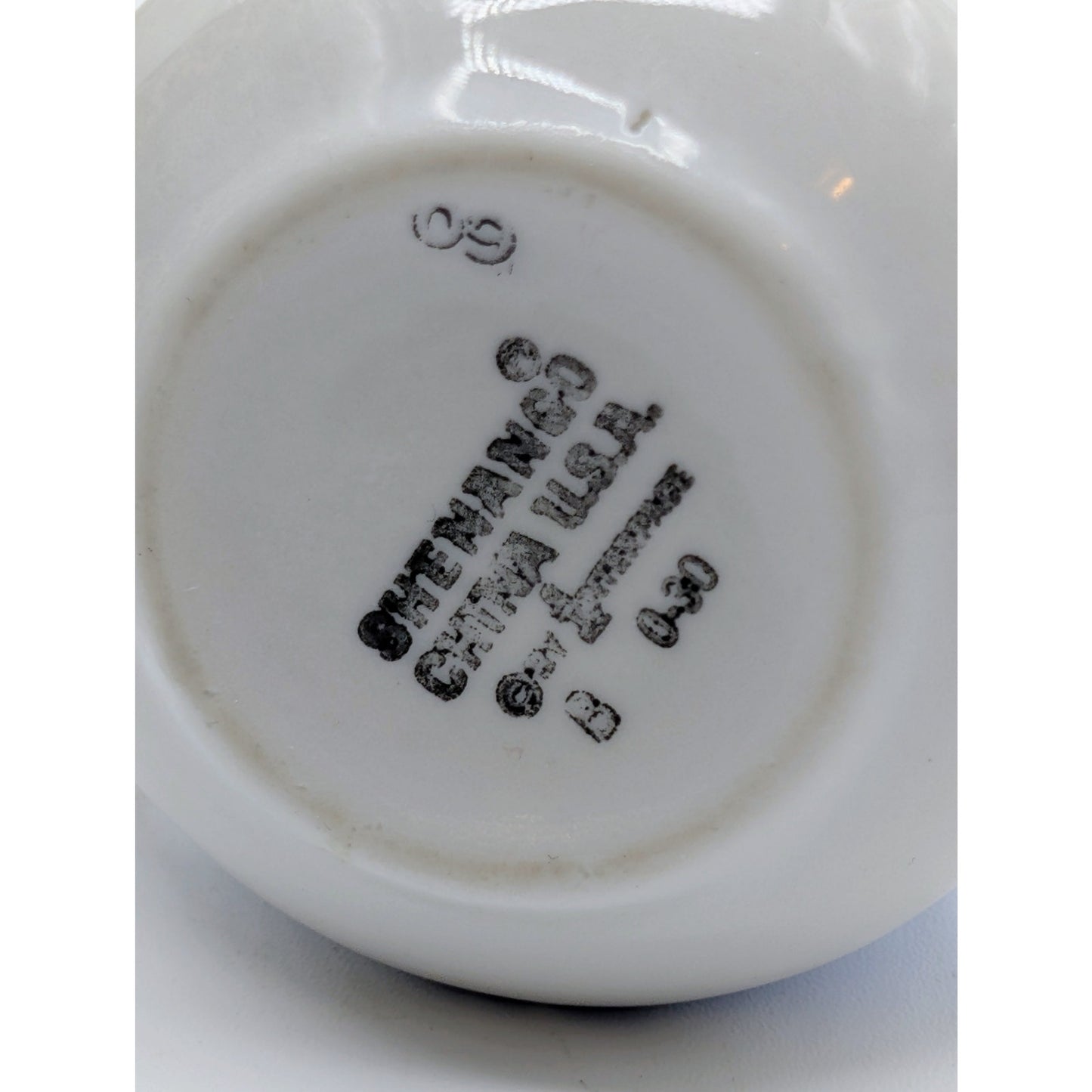 Vintage 1973 Shenango Blue Willow China Creamer/Syrup Restaurant Ware