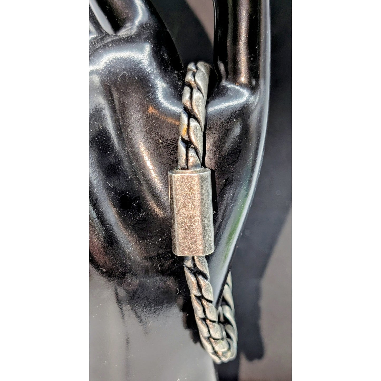 Thick Chunky Stainless Steel Satin Finish Nautical Link Magnetic Clasp Bracelet