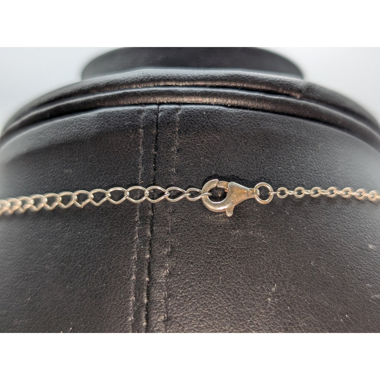 925 Sterling Silver Infinity Four Leaf Clover Lariat 16.75"-18.75" Necklace