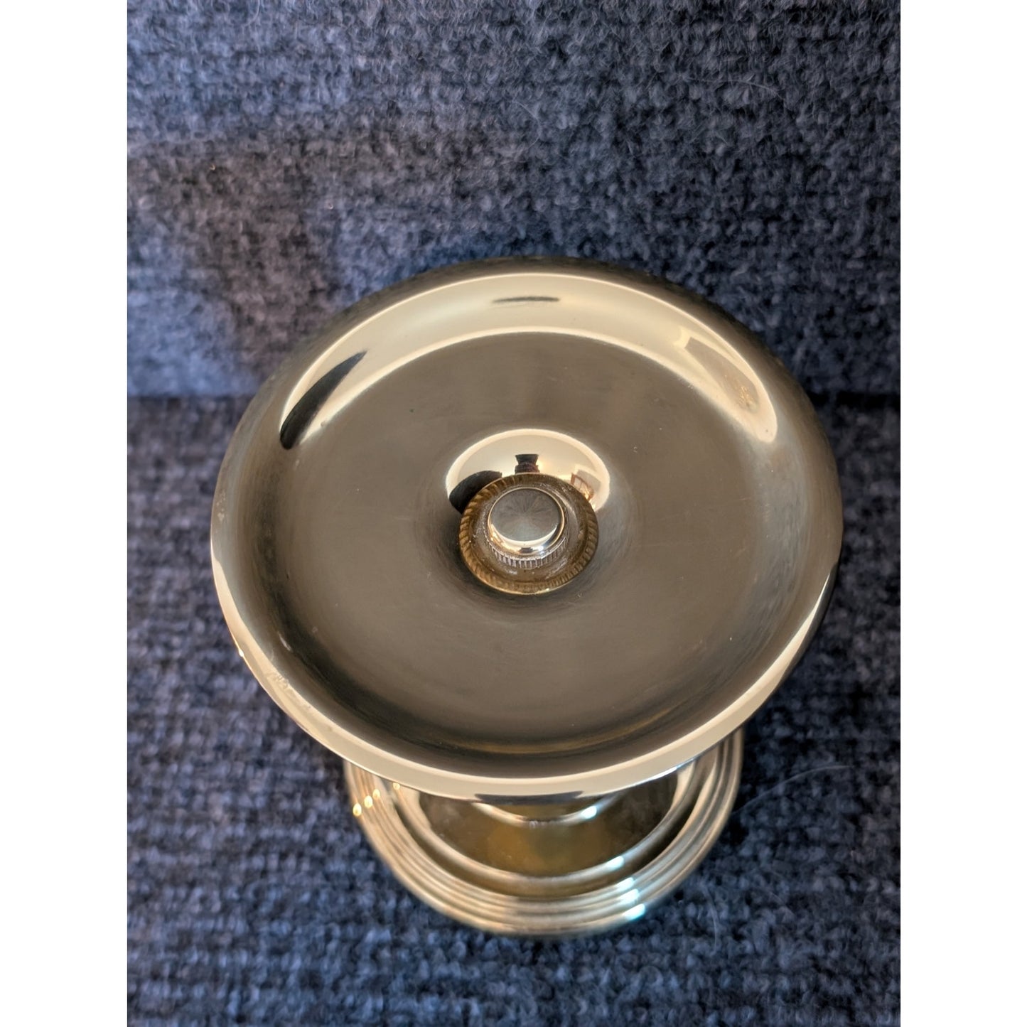 Vintage Baldwin Brass 4.5" Pedestal Pillar Candle Holder