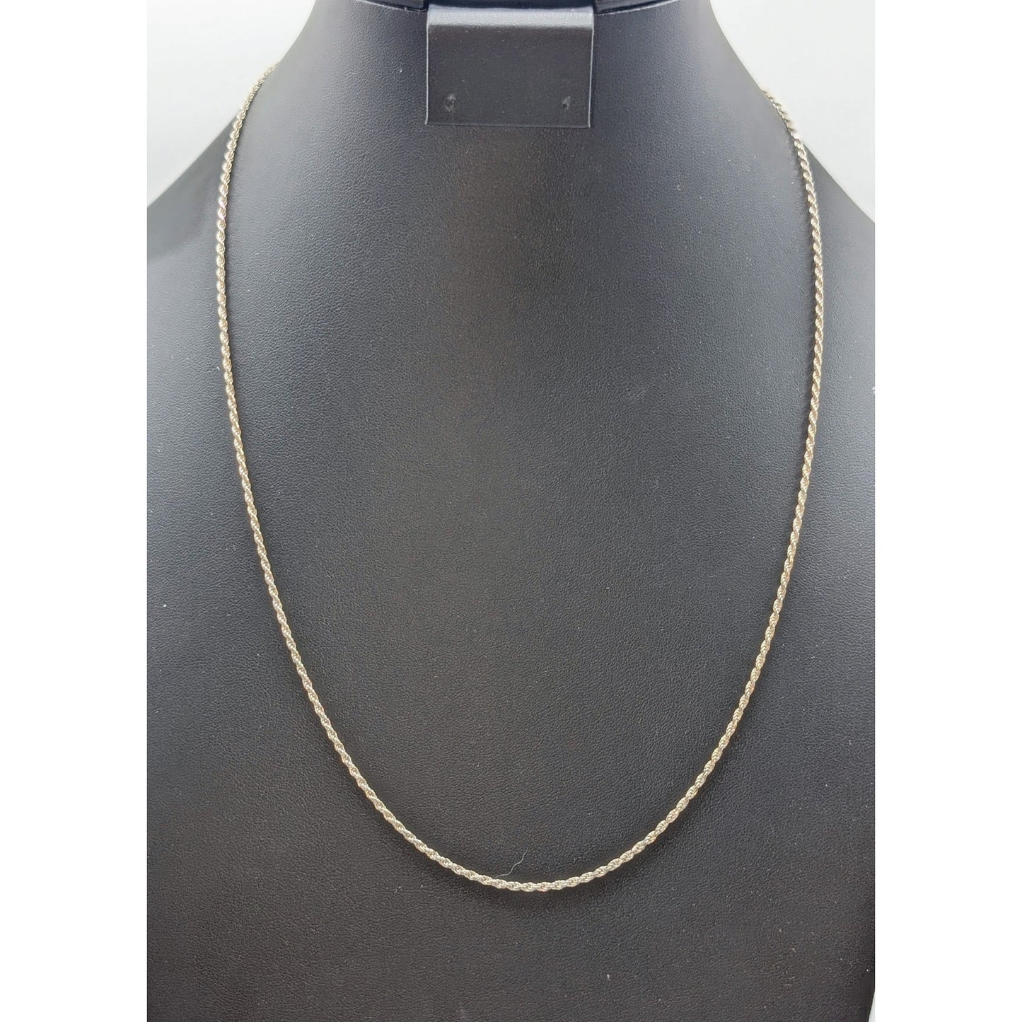 925 Italy Sterling Silver 24.25" Rope Chain Necklace 7.48g