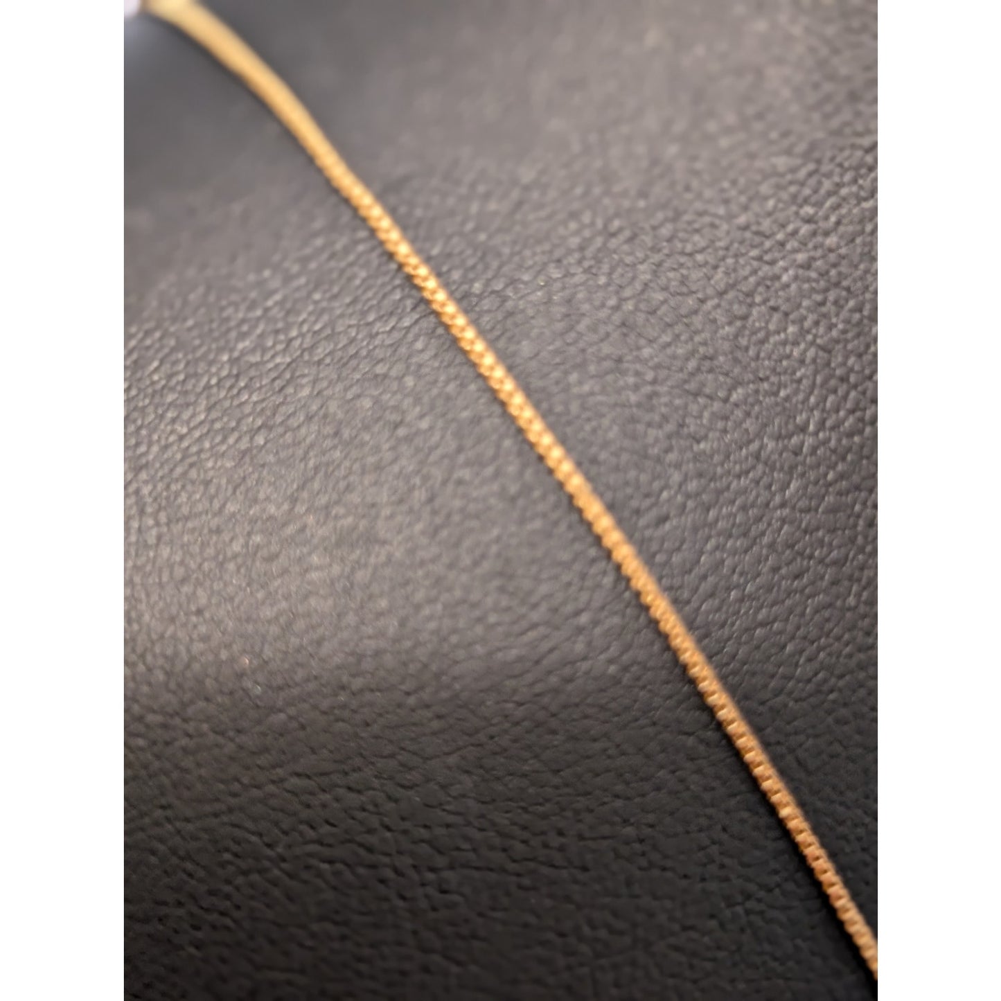 Athena Designs Initial 'C' 18k Gold Filled Box Chain 15.75"-17.5" Necklace NWOT