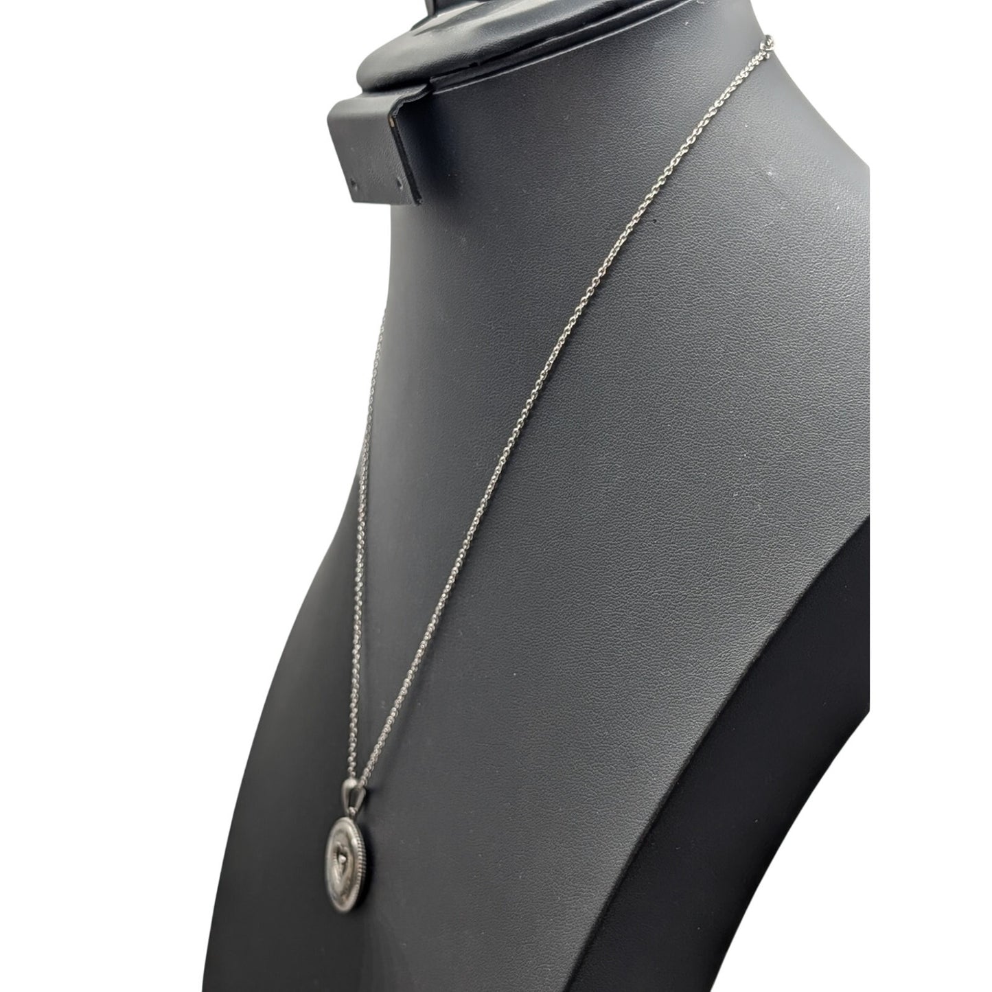 JCM Stainless Steel 'Moms Make Every Day Sparkle' Rhinestone Heart Necklace