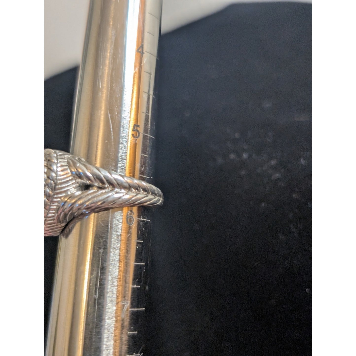 Judith Ripka Classic Diamonique 925 Sterling Silver Cluster Heart Ring Sz 5.75