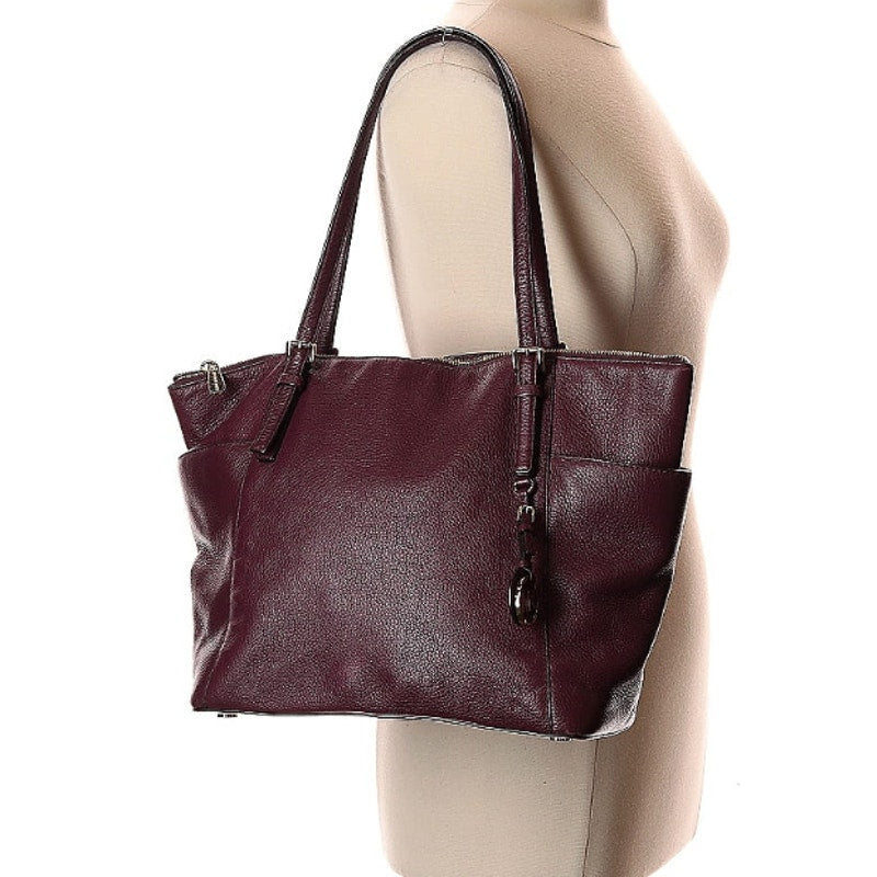 MICHAEL Michael Kors Bedford Large Leather Top Zip Damen Merlot Tote Bag