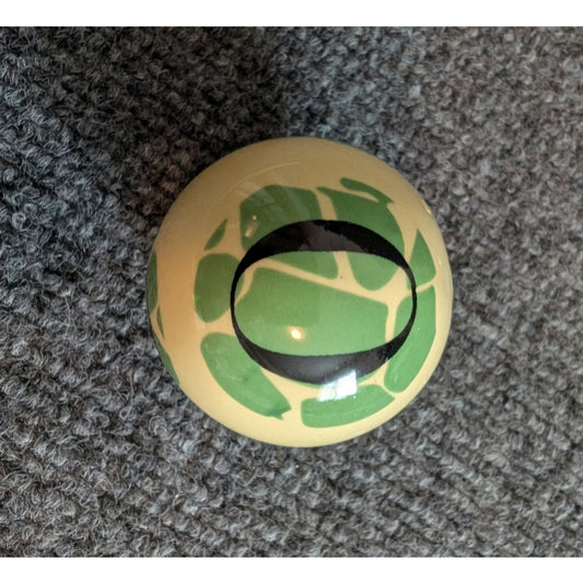 2" Diameter Ceramic Initial 'O' Decorative Ball