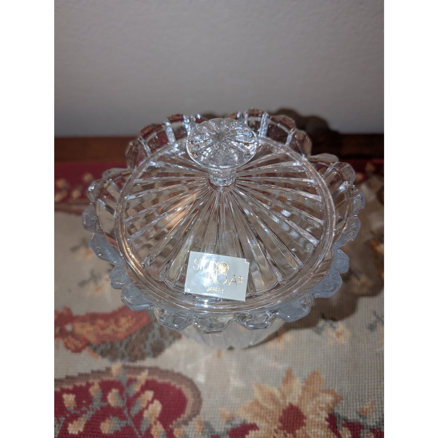 Studio Nova Japan Crystal Balmore Biscuit Barrel With Lid