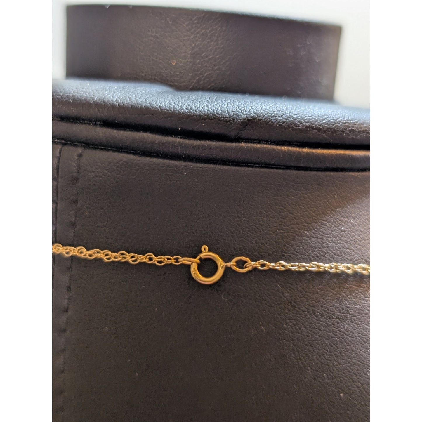 Lavender Jade Heart 14k Yellow Gold Pendant 18" Rope Chain Necklace