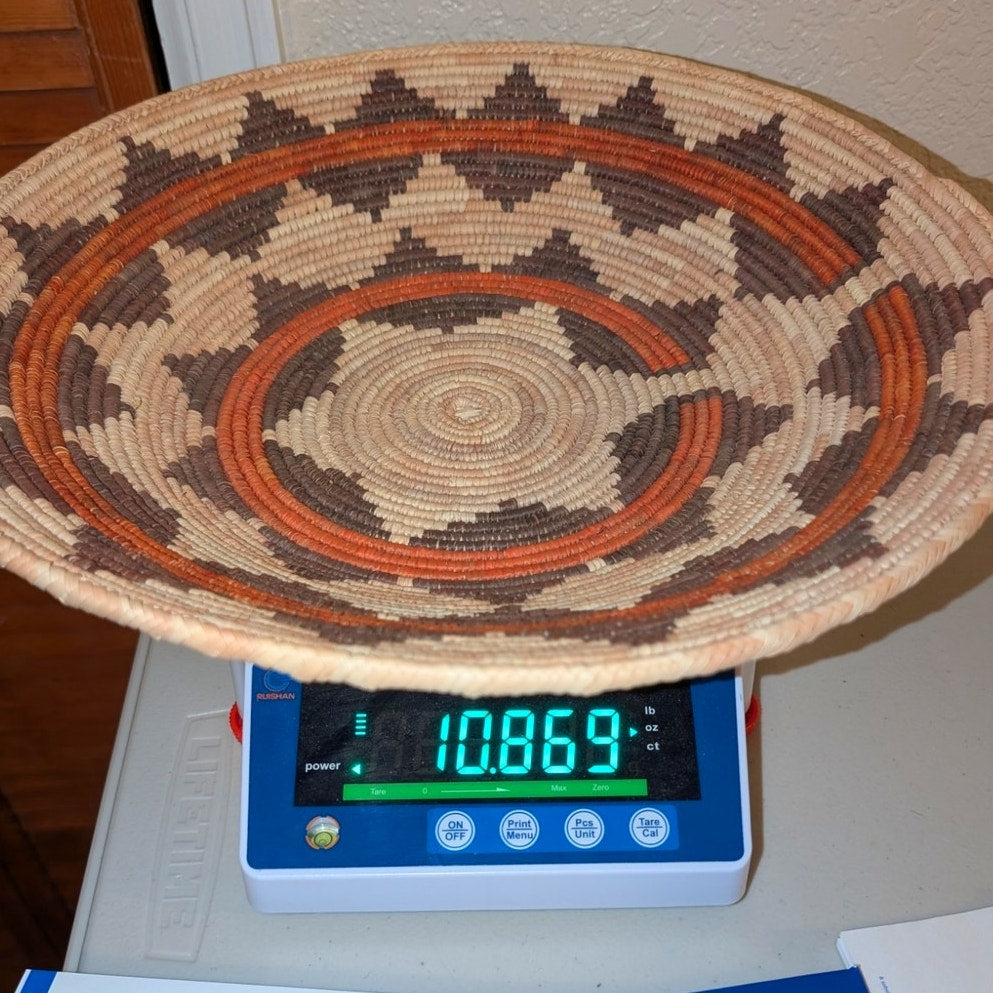 Handmade Woven Wedding Style Tribal Ceremonial Basket