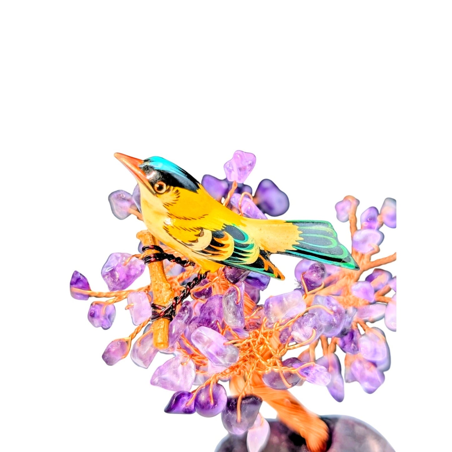 Takahashi Vintage 1950-60s Art and Woodcraft Handmade Goldfinch Pin