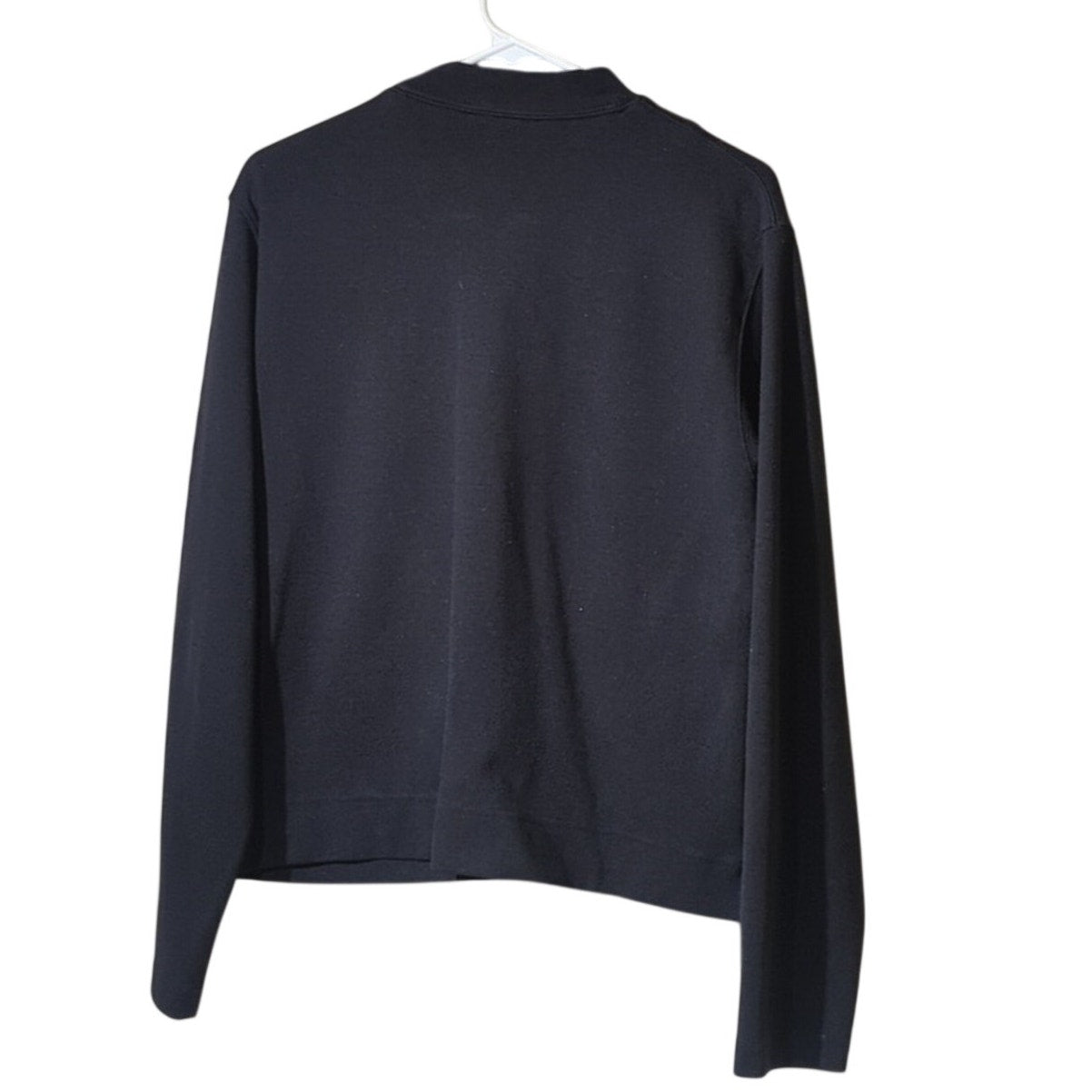 Woolrich Black Bomber Style Full Zip Sweatshirt Women's Size L