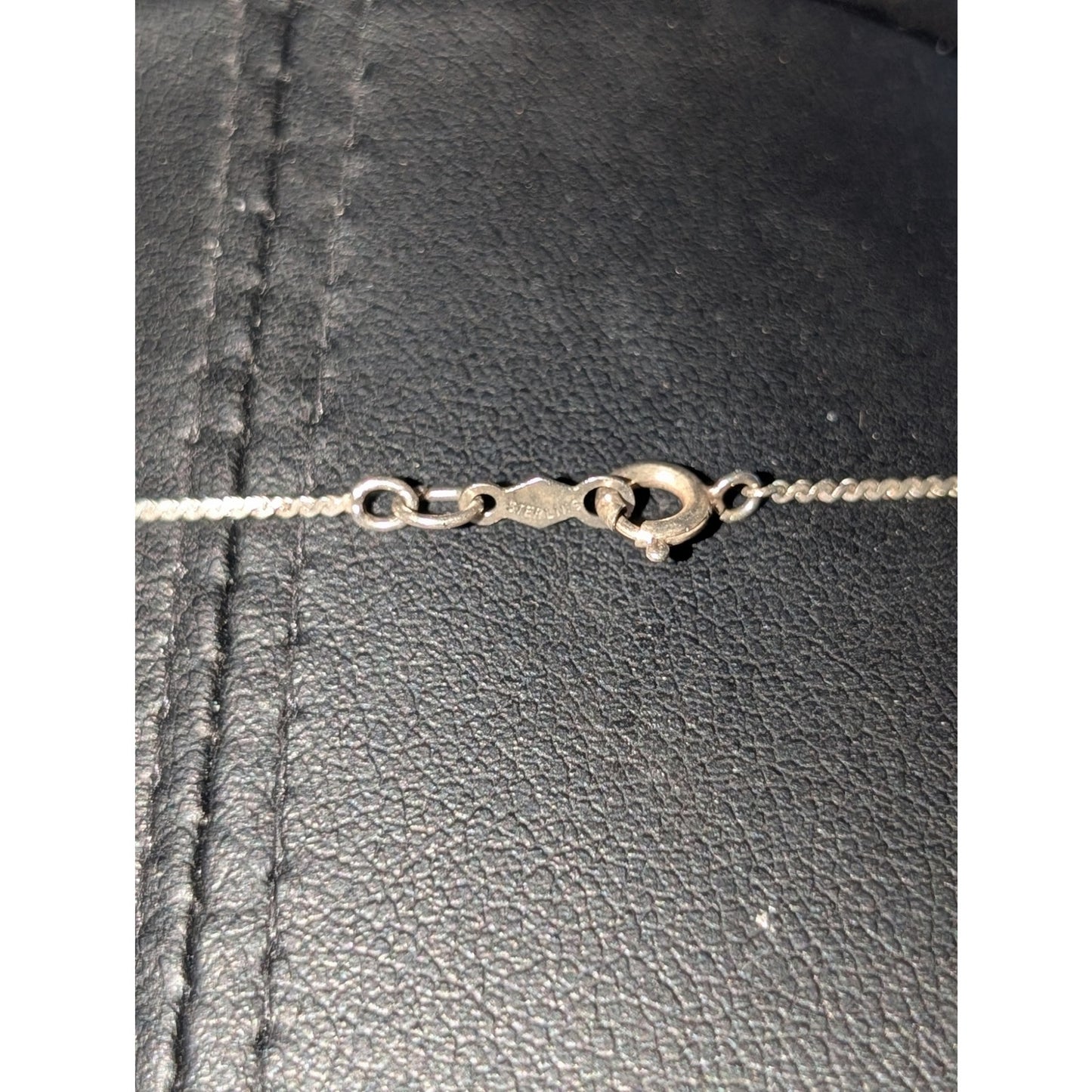 925 Sterling Silver Solitaire CZ Pendant Chain 18" Necklace