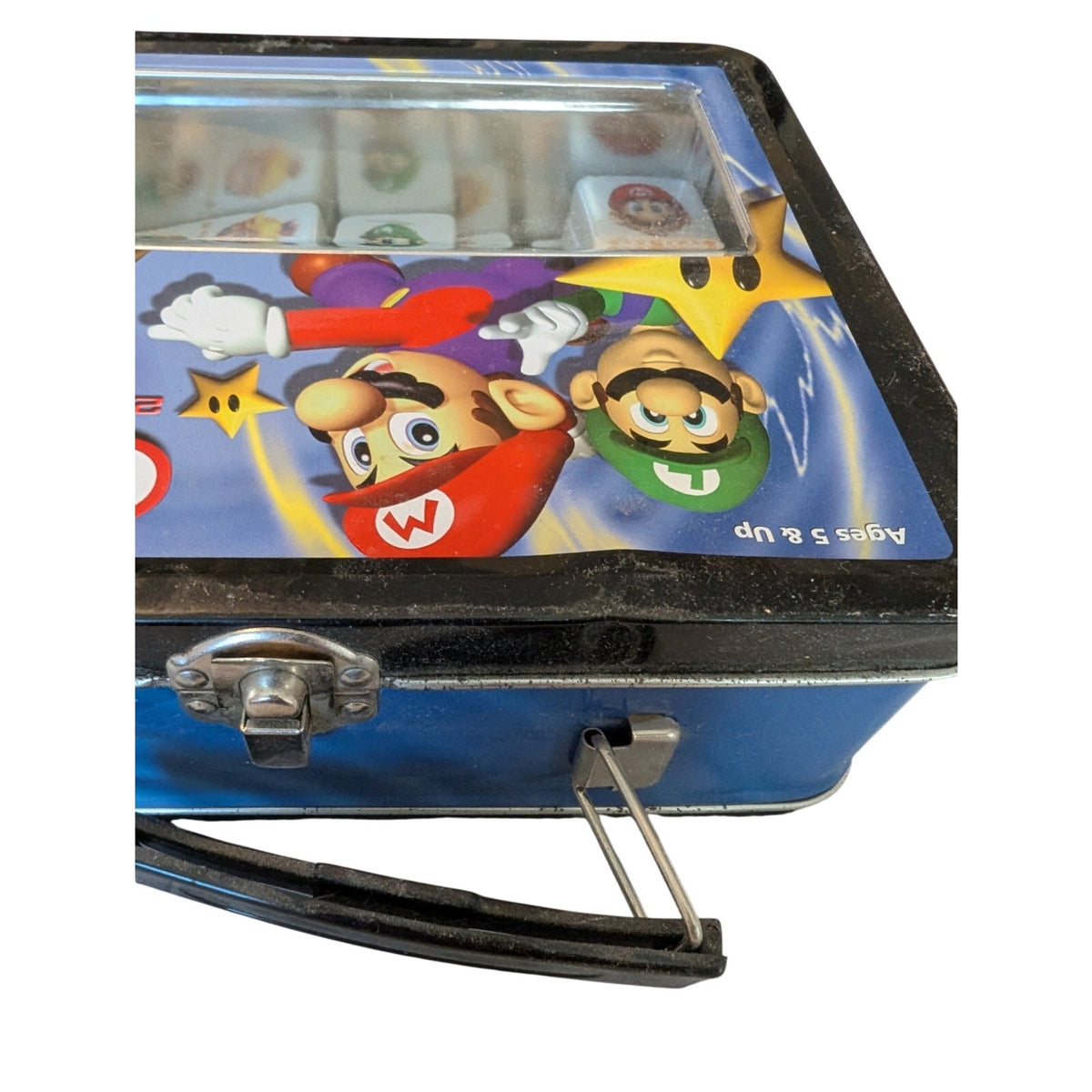 Vintage Nintendo 28 Super Size Dominos in Lunch Box Tin