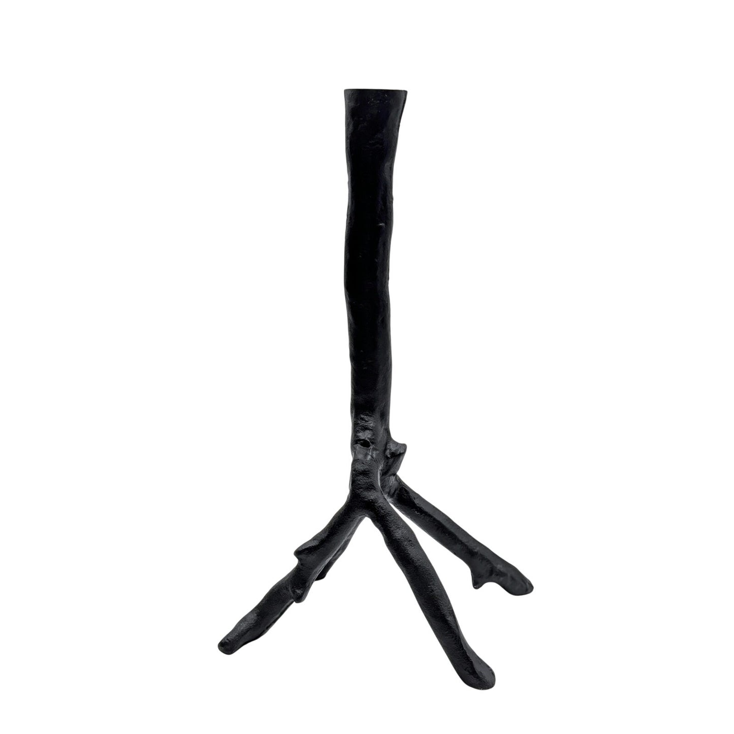 Black Iron Enchanted Forest Candlestick