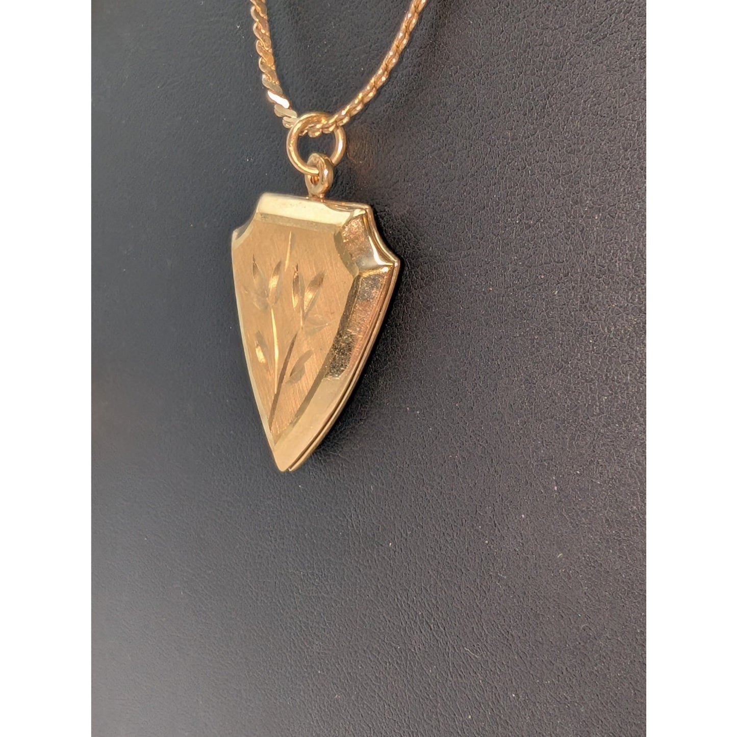 Lot of Three Vintage Gold Tone Beaded Locket Chain Layered Necklaces