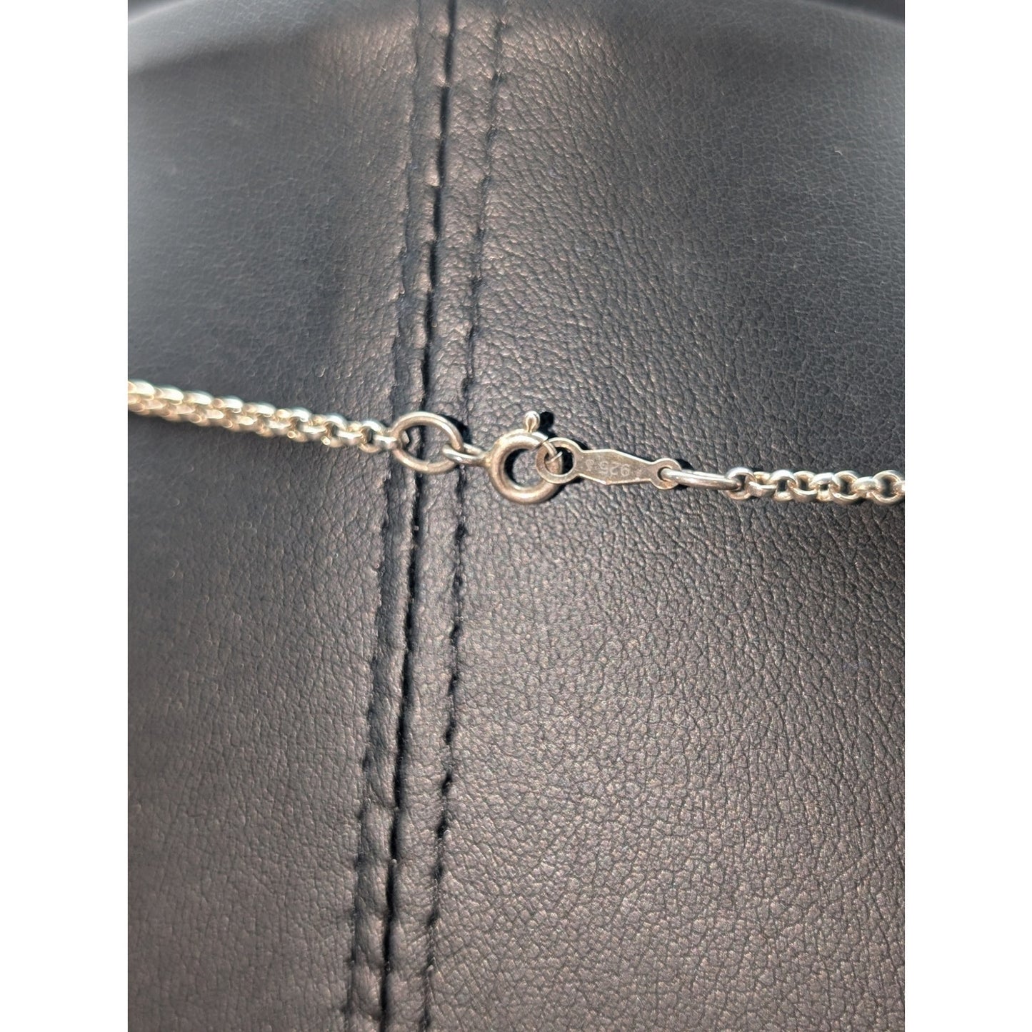 John Hardy Bamboo Collection 925 Sterling Silver Black Sapphire 19.75" Necklace