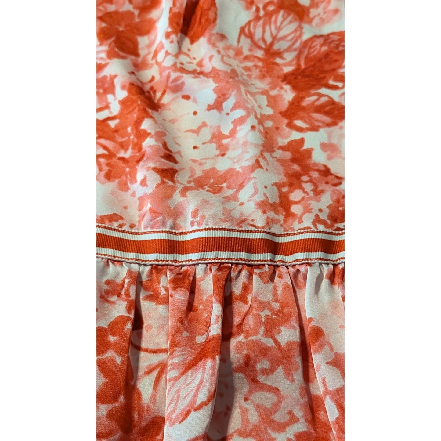 Juicy Couture Pink White Ribbon Waist Sleeveless Lined Dressy Dress Girls Size 6