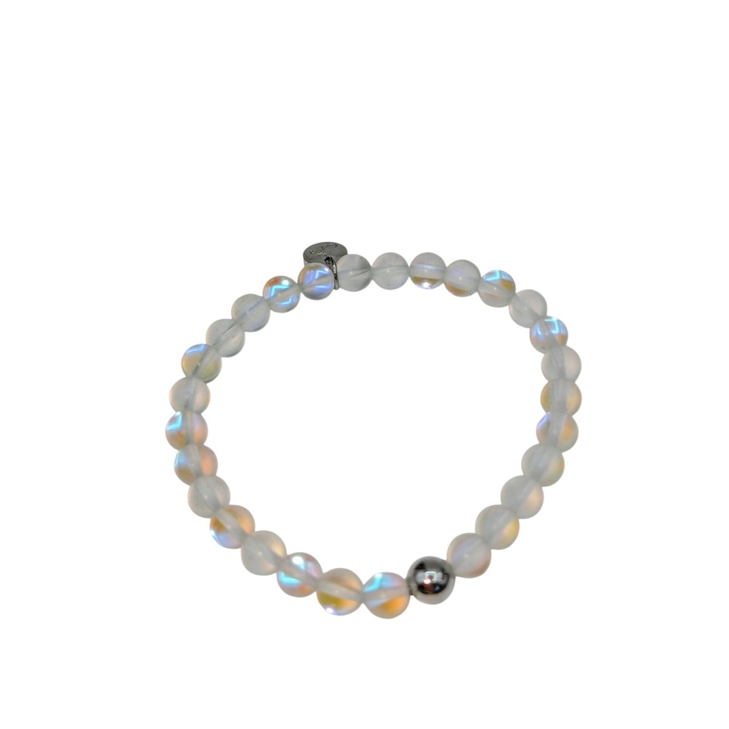 NOGU Mermaid Glass Bead Stretch Bracelet