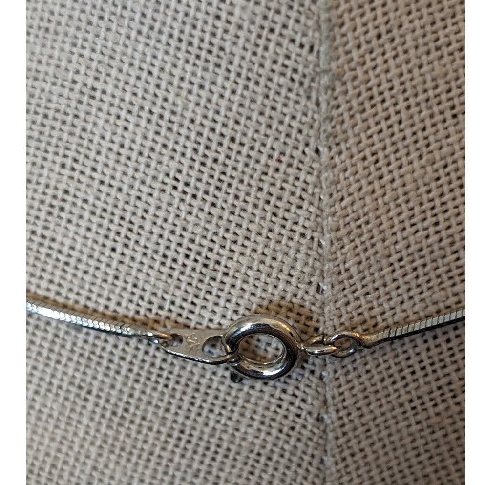 Teardrop Black Pearl 925 Sterling Lariat Necklace