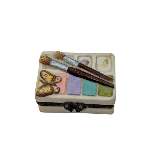 VTG 1999 Marjolein Bastin 'Caring People Paint Our Lives With Joy' Trinket Box