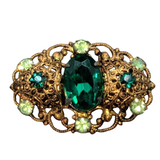 Antique 1920s Czecho Slovakia Filigree Brooch
