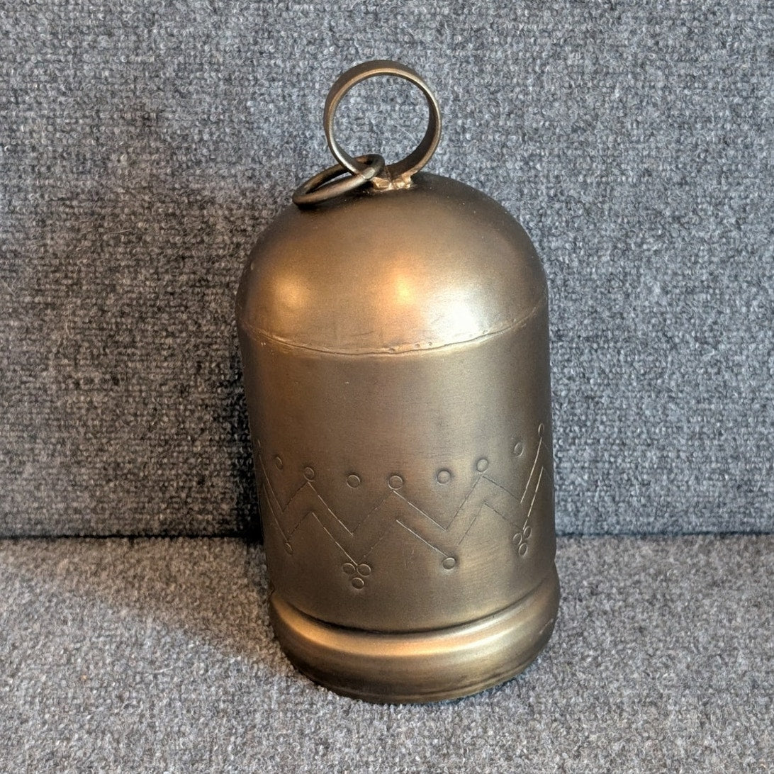 Bronze Colored Tibetan Inspired Gong Hanging Bell