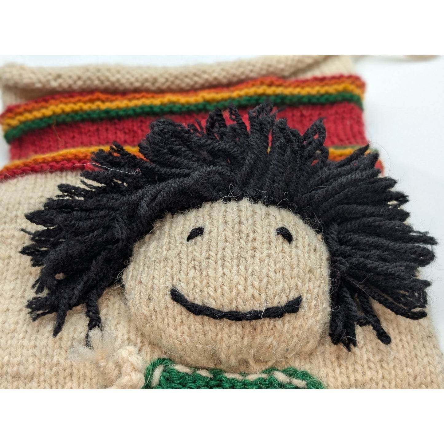 100% Wool Hand Made Artisan Child Christmas Stocking