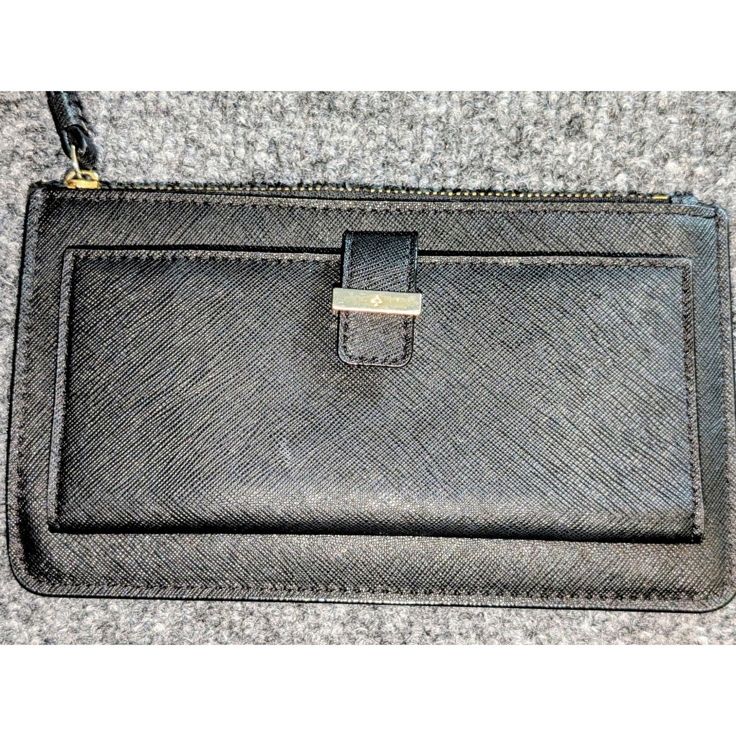 Kate Spade New York Black Leather Wristlet