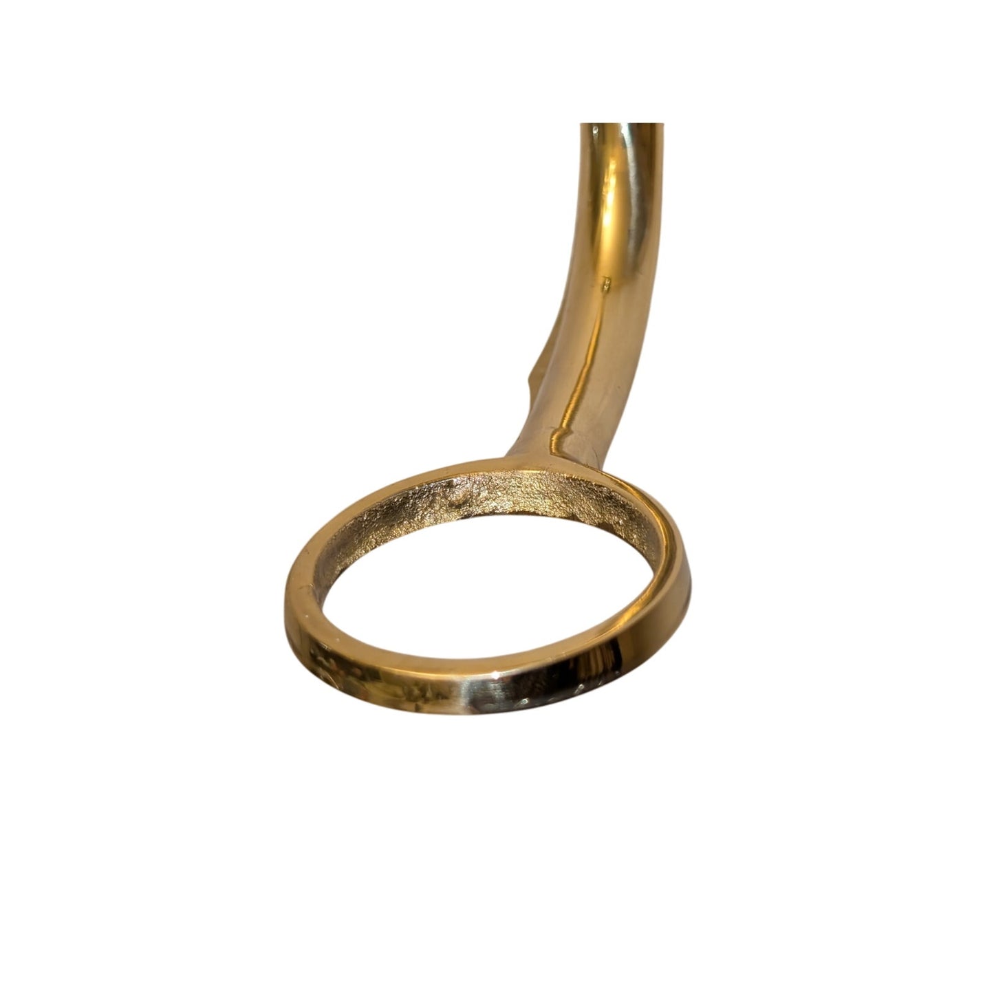 Vintage Solid Brass Candle Holder 13" Wall Sconce (No glass)